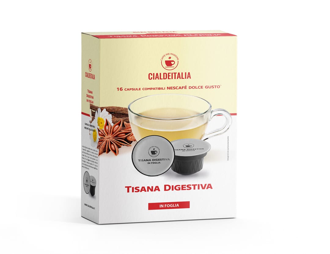 Tisana Digestiva in foglia - 16 capsule